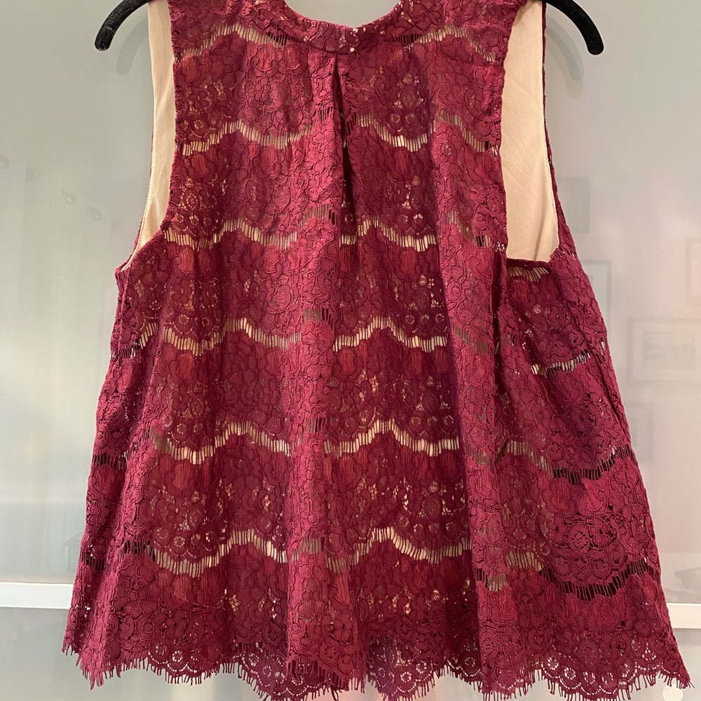 Macy’s lace blouse